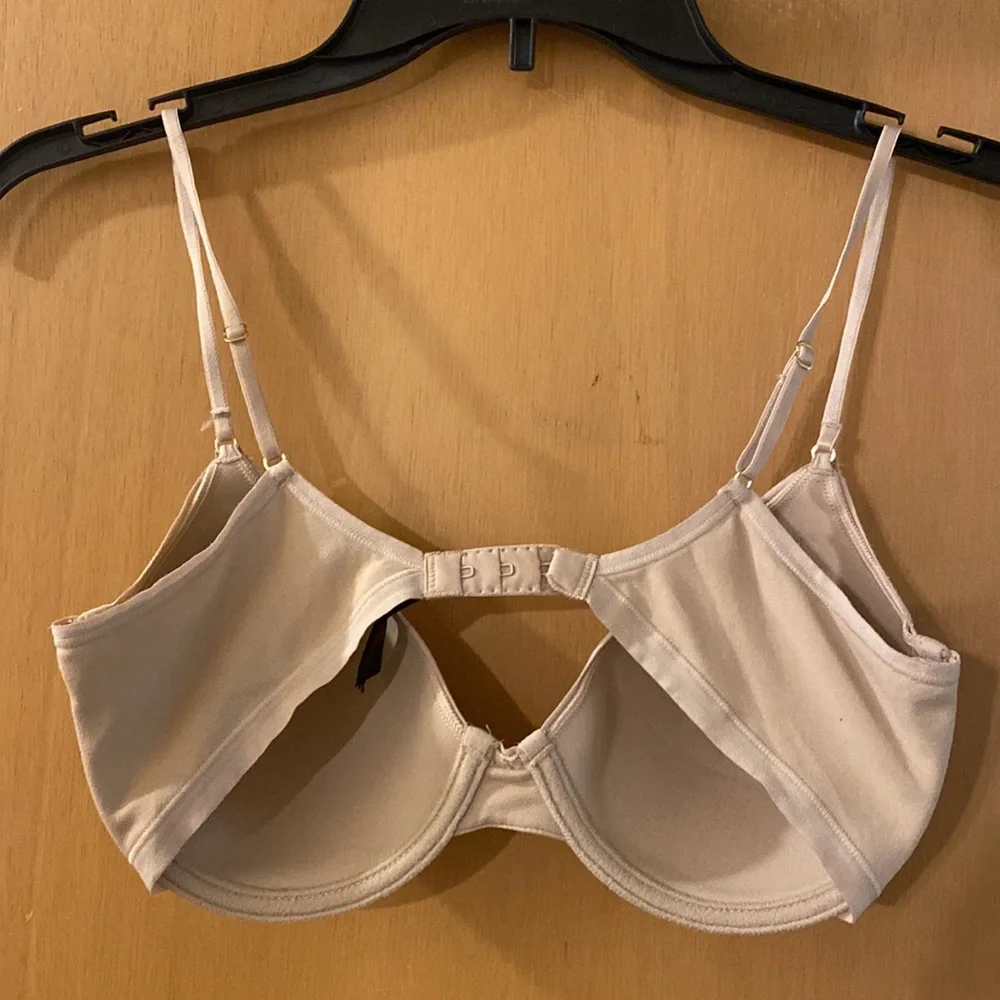 Natori Women’s Underwire Single Hook Clasp Bra Tan Nude Size 34C